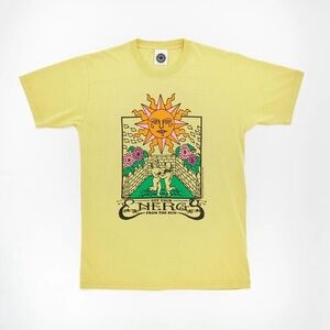 Good Morning Tapes Grateful Dead Inspired Sunshine Yellow Graphic Tee